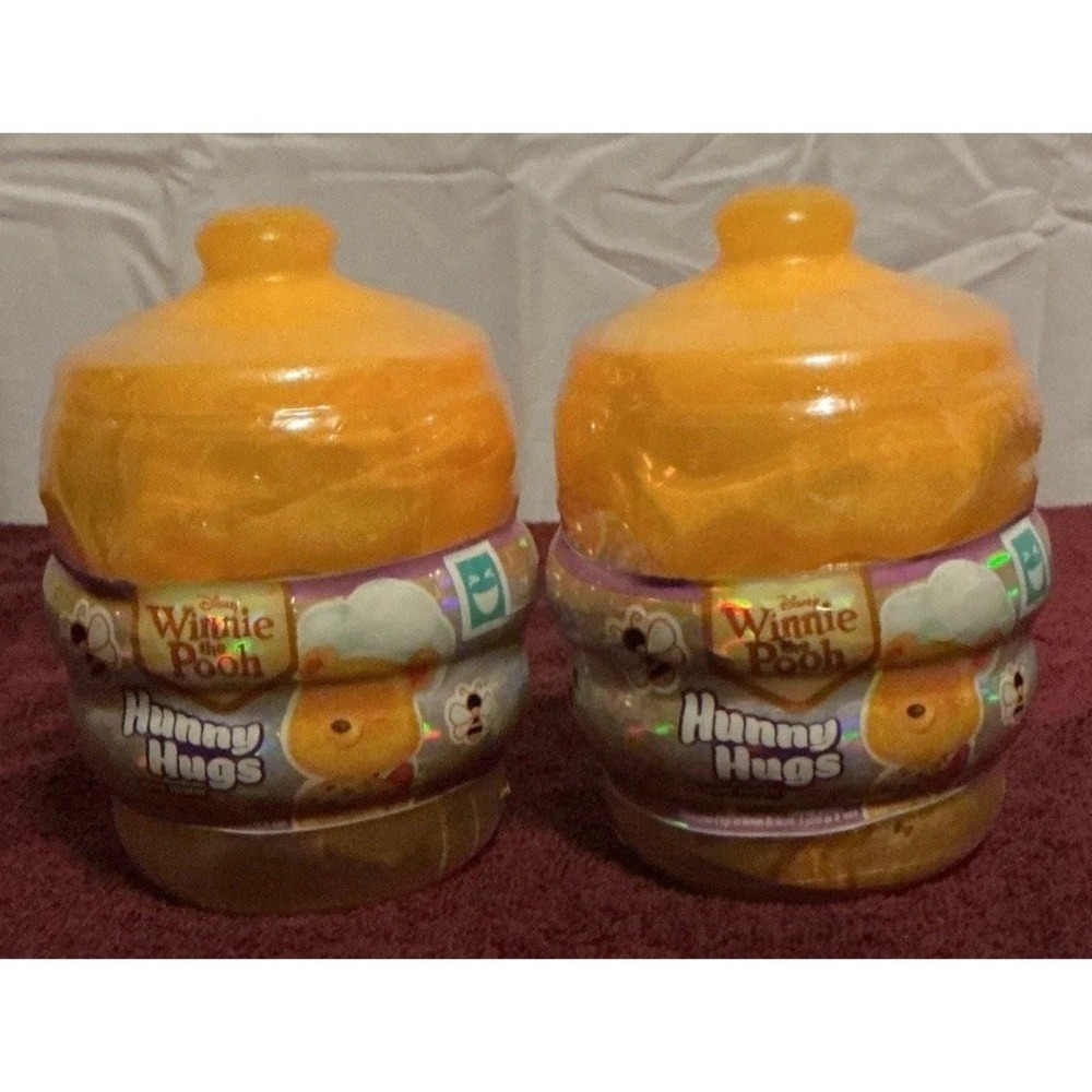 Disney Winnie the Pooh Hunny Hugs Mystery Plush 2026 - Set Of 2 Sealed Jars